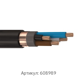 Силовой кабель 4x6 мм ПвВГЭ ГОСТ 31996-2012